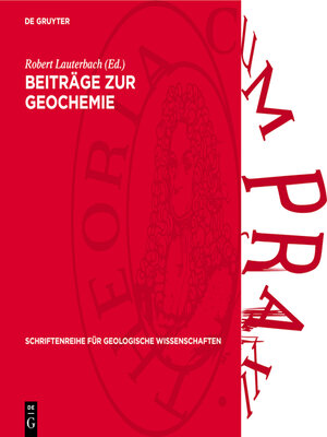 cover image of Beiträge zur Geochemie